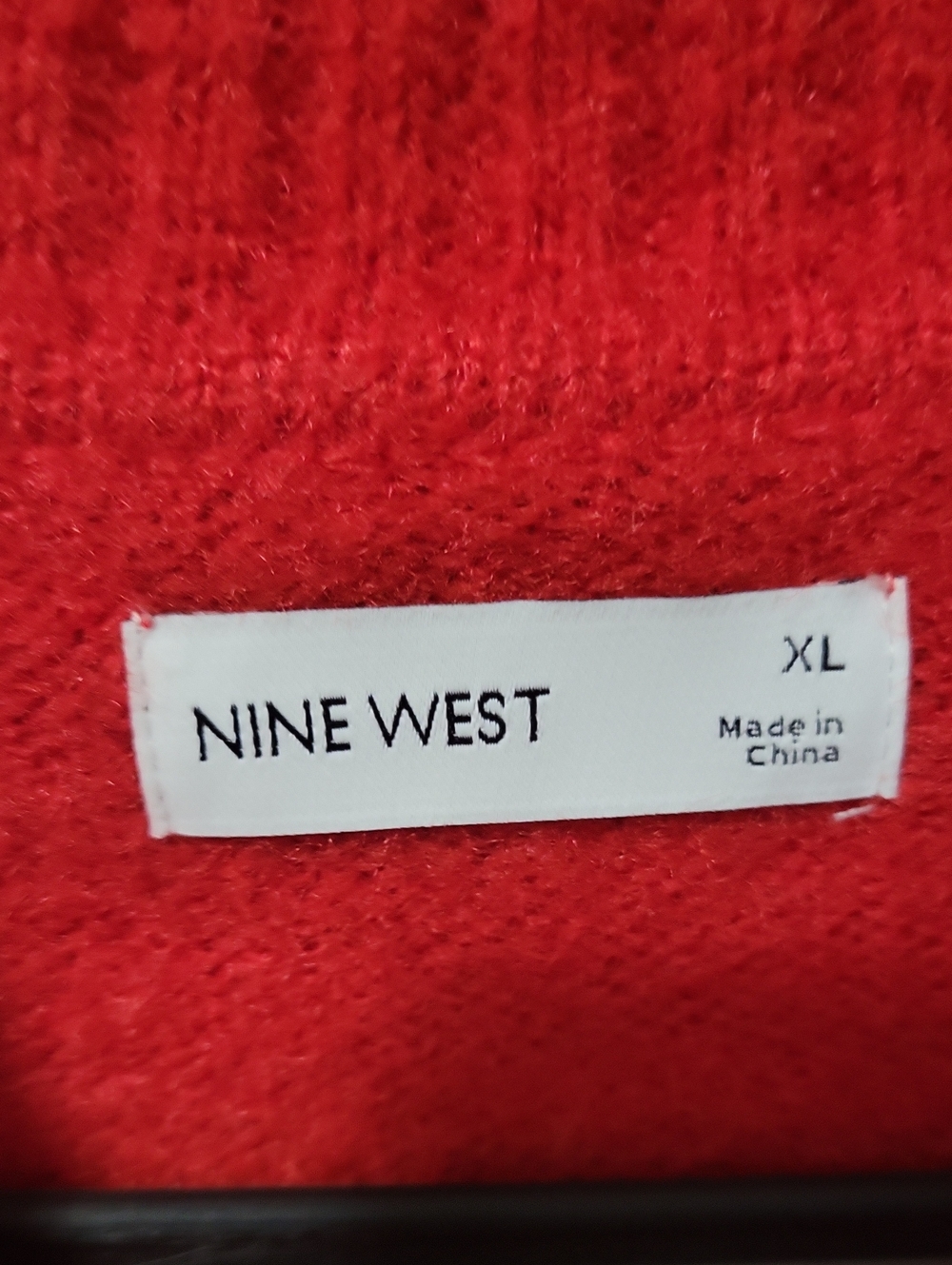 Women's Nine West Midweight Mockneck Pullover Sweater XL - Picture 3 of 3